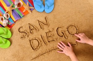 San Diego beach scene